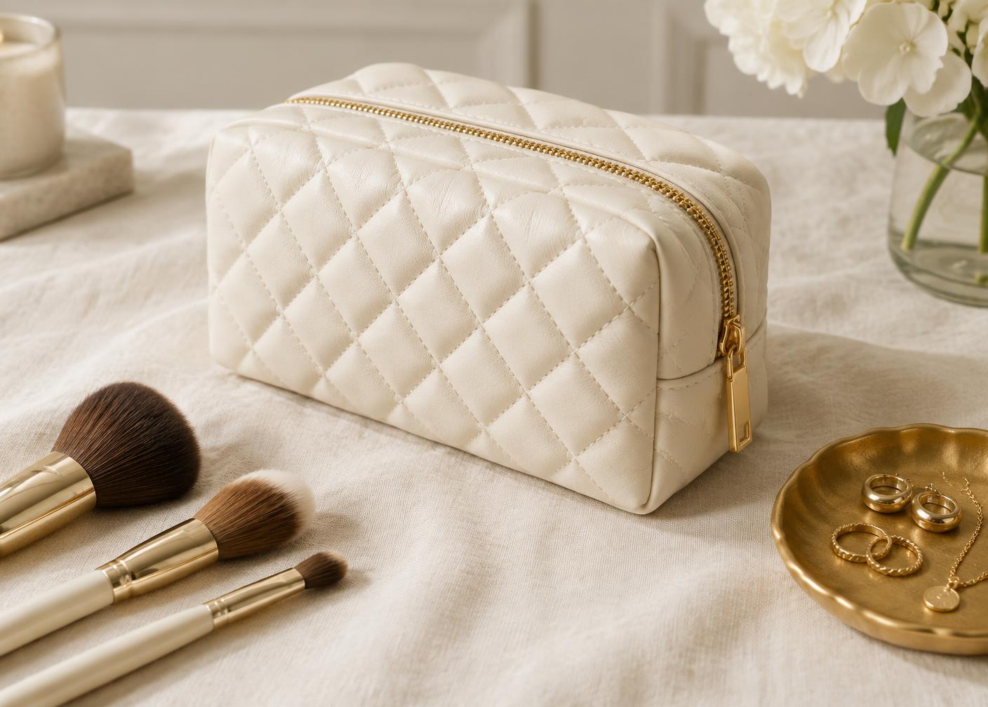 Quilted Vanity Case
